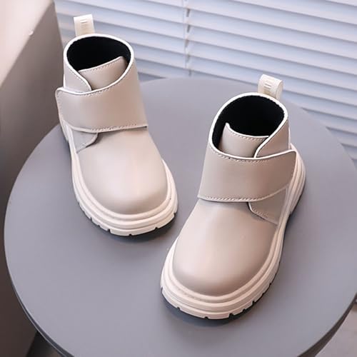 Girls Cute Ankle Boots Combat Shoes Chelsea Booties Fashion Low Heels Waterproof Short Boots for Girls3
