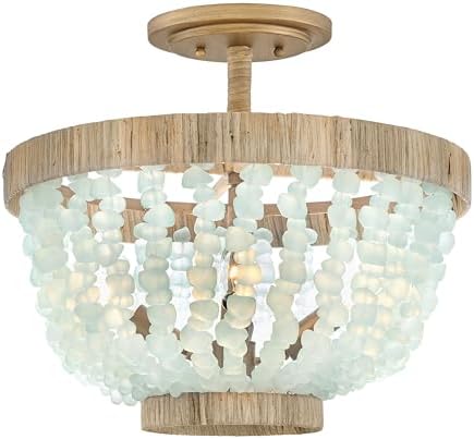 Fredrick Ramond Dune Formal Ceiling Light - Transitional 4-Light - Burnished Gold