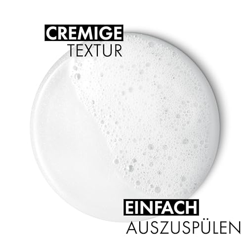 Vichy Dercos Psolution Pflegeshampoo: Beruhigendes Pflegeshampoo mit 5 % Urea gegen trockene juckende Kopfhaut – für empfindliche Kopfhaut geeignet, 200 ml
