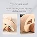 ibwaae Wooden Airplane Toys, Air Transport Vehicles Play Set, Wooden Pull Games, Learning Gift Montessori Toy for Baby Toddler Boys Girls