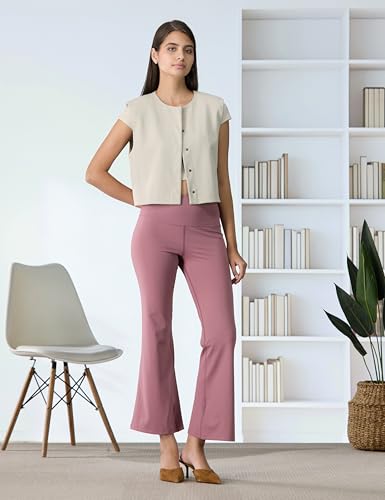 Image of BlissClub Ultimate Flare Pants Lite Regular for Women Upto 5'4 ft