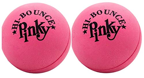 JA-RU Hi Bounce Pinky Ball (2 Balls) Rubber Bouncy Balls for Kids 976-2p