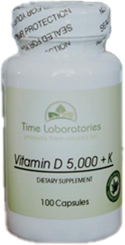 Vitamina D 5000 IU + K Cápsulas