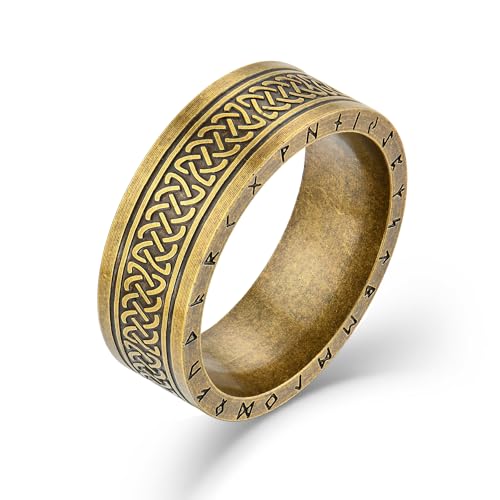 Bague Viking en acier pour homme : le bijou de motard parfait à offrir pour lui
