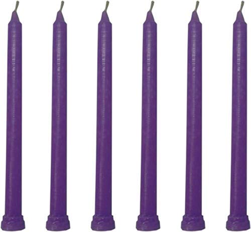 Phobis Spell Candles Purple Taper Candle Household Candle (Pack of 18) (7 INCH)