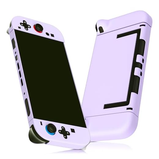 FUNDIARY Purple Skins for Nintendo Switch 2 Skin Case Cute Hard Shell Cases Protector Switch 2 Protective Shell Cover Accessories Gifts for Chrismas - Not Easy to Fall Off