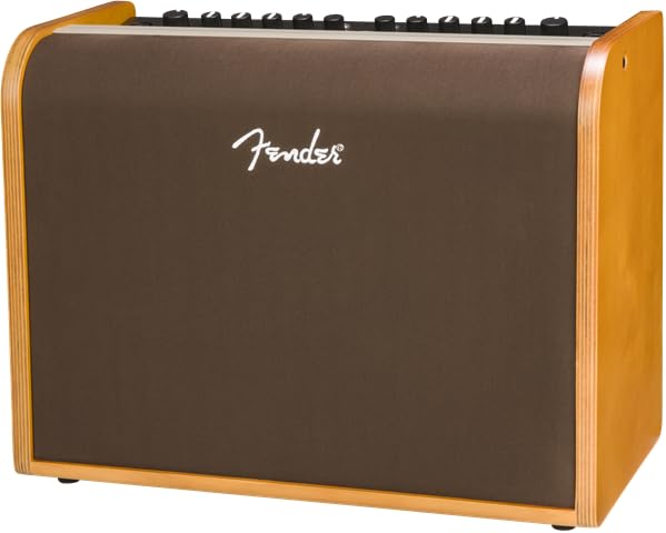 Fender Acoustic 100 Gitarrenverstärker, Akustik Amp mit Mikrofon, 100W