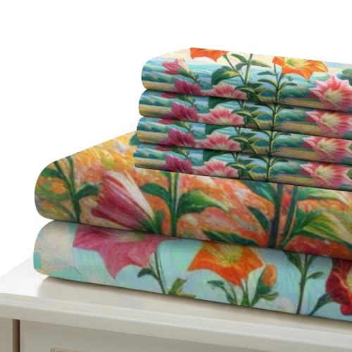 Housse de couette fleur de ballon 3D en microfibre douce avec fermeture éclair invisible - 6