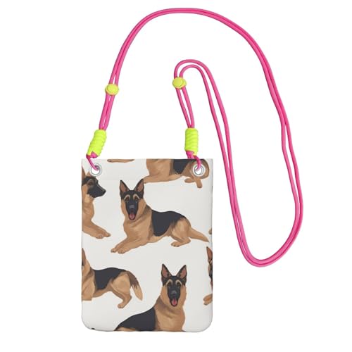 Sac à main pour téléphone portable avec bandoulière fuchsia voyage