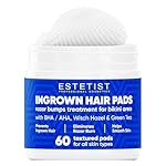 Ingrown Hair Pads Razor Bump Stopper Eliminate Ingrown Hair Strawberry Legs Butt Acne Soothe Bumps Scars Irritation Rashes Shaving Remedy Gentle Exfoliating Treatment Wipes After Shave Bikini Bump