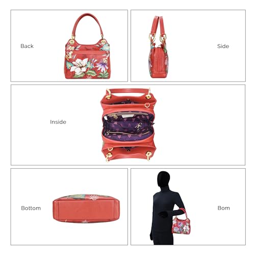 Image of Anuschka Satchel with Crossbody Strap-708