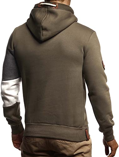 Leif Nelson Men's Oversize Hooded Sweater | Modern Stylish Longsleeve Pullover Sweater4