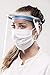 Produktbild REHAU Face Shield - Gesichtsschutz PET-G, Spuckschutz, Augenschutz, Schutzschild mit Klappvisier