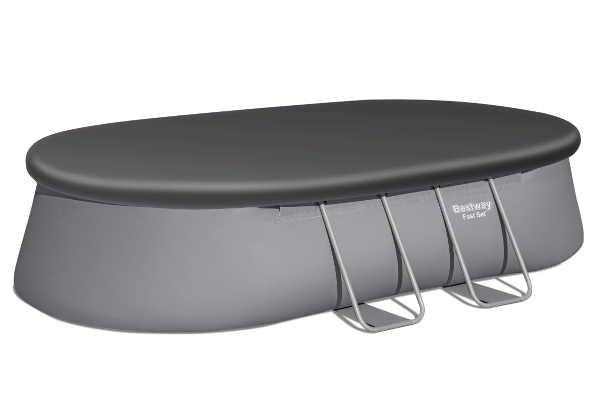 Bestway Piscine autoportante Ovale Fast Set 488 x 305 x 107 cm avec Filtration