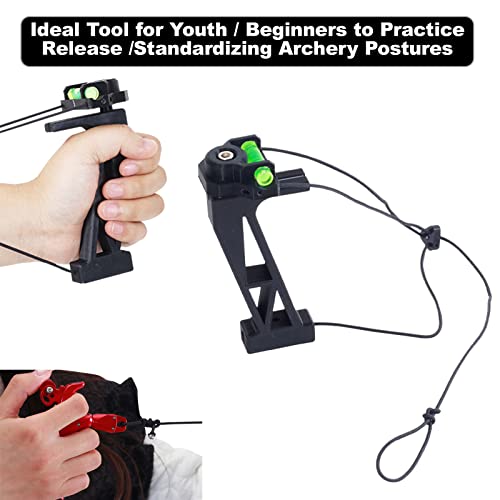 SOPOGER Compound Bow Release Trainer Archery Bow Release Training Aids Practice