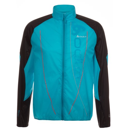 Veste Odlo Homme Windproof Väg blouson technique coupe-vent de running