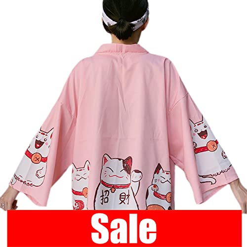 Ym Youmu Women Japanese Kimono Cardigan Harajuku Coat Yukata Bathrobe Blouse Tops Outwear #TOP4
