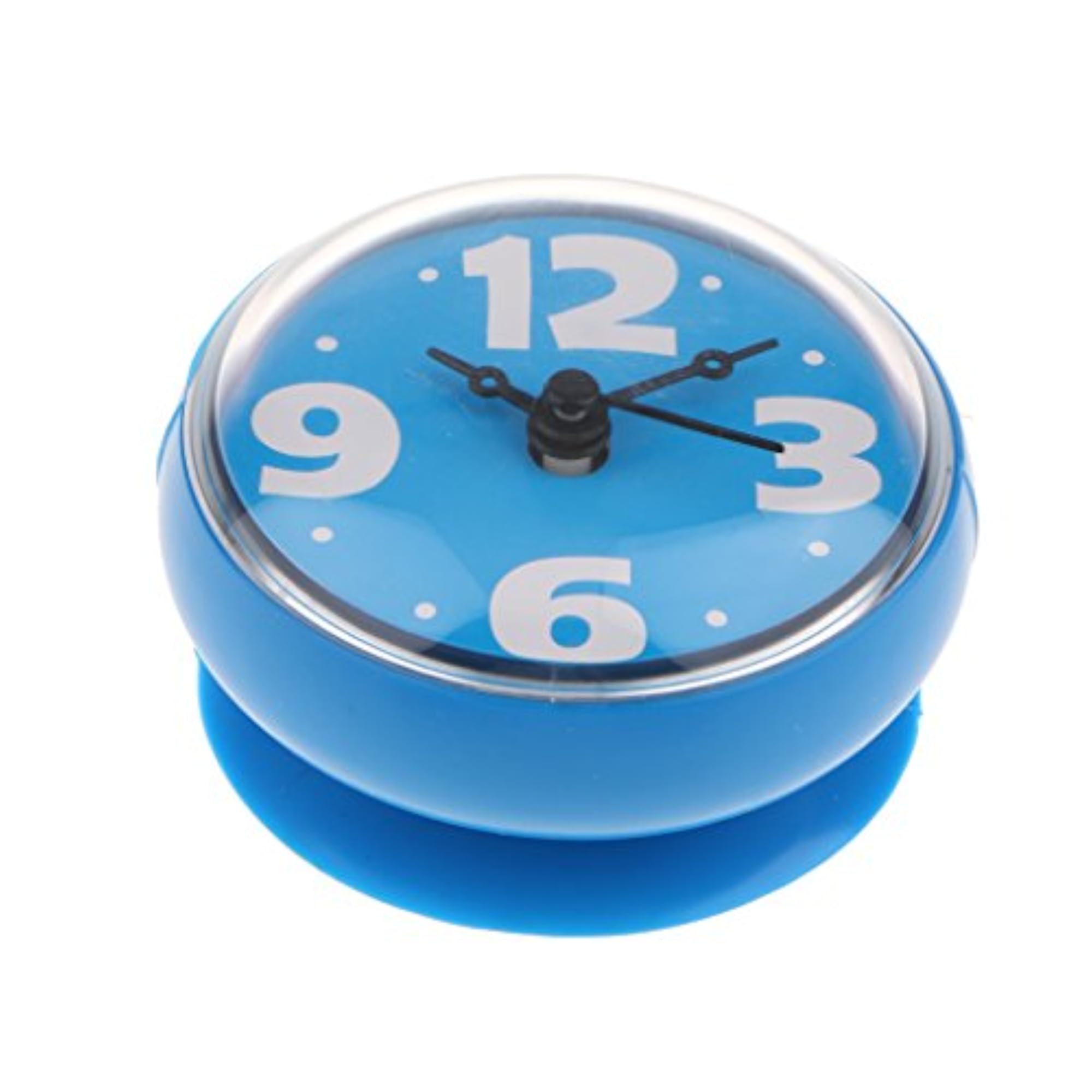 Suction Cup Wall Clock Timer for Bathroom & Shower, Waterproof Blue