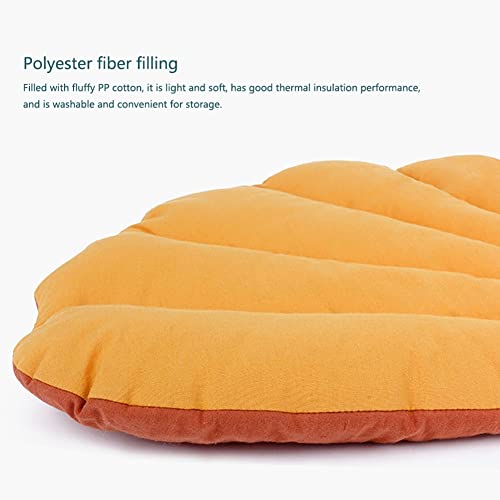 Ginkgo Biloba Mat,Pet Mat For Dog Cat With Leaf Shape, Double-Sided Leaves Cat Puppy Cushion,Soft Cotton Portable Camping Travel Pet Mat For Cats And Small Medium Dogs (Color : Ginkgo Biloba) #TOP3