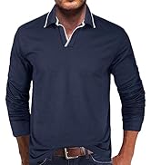 Muscularfit Uzun Kollu Erkekler 2023 Moda Solid D&uuml;ğmeli Polo Tiş&ouml;rtler Rahat Resmi W...