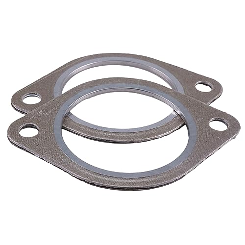 Image of DVPARTS 2PK Pipe Flange Gasket Seal kit 18307589343 18-30-7-553-603 18307553603 Compatible with N54 Engine, E60 E71 E82 E88