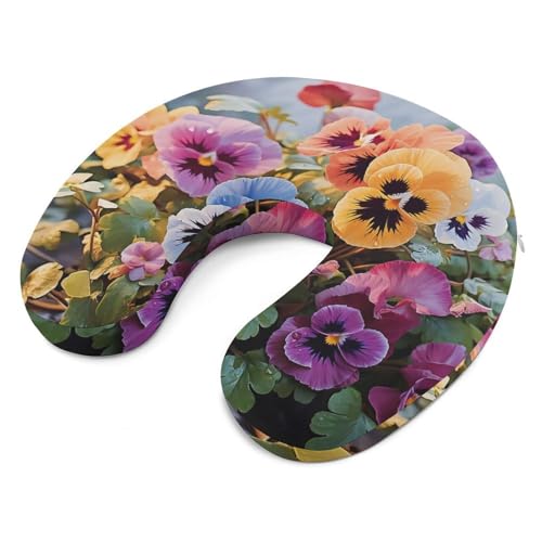Almohada cervical de espuma viscoelástica portátil miniatura 6