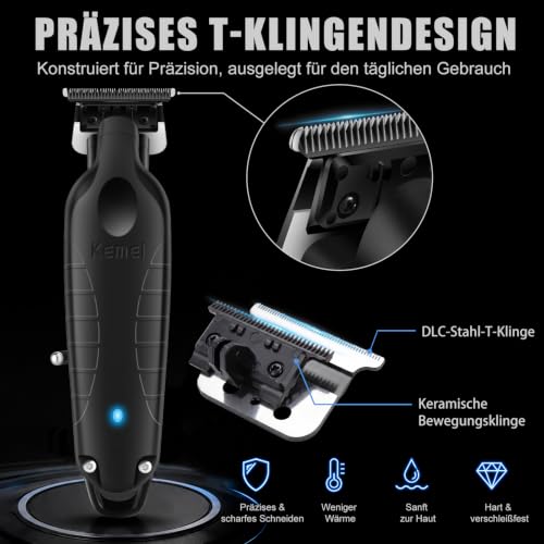 KEMEI 2299 Professioneller Haarschneider für Männer, kabellos
