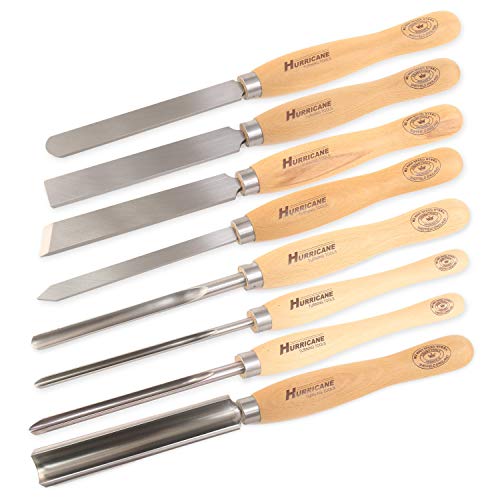 Set avanzado de 8 piezas herramientas de torneado de madera