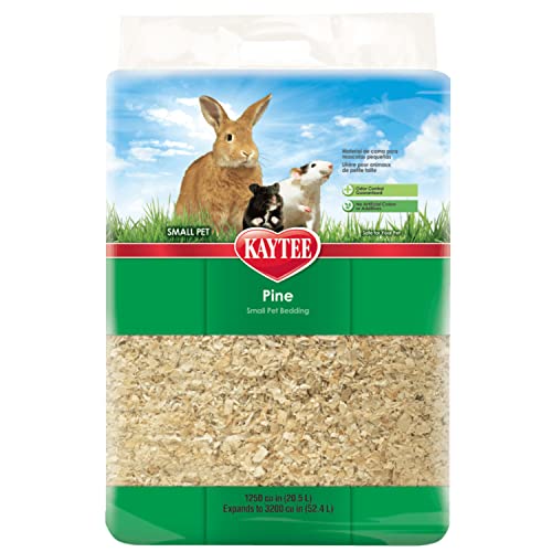 Kaytee Small Animal Pine Bedding For Pet Guinea Pigs, Rabbits, Hamsters, Gerbils, and Chinchillas, 52.4 Liter by Kaytee - Used condition - US$11.95