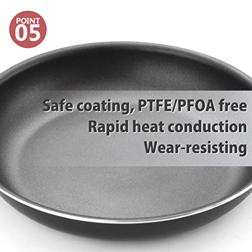 Abizoe 12 Piece Non-Stick Cookware Set Non-Stick Pans And Pots With Removable Handles, Space Efficient Excellent For Rvs And Compact Kitchen (Black 12 Pieces) #TOP6