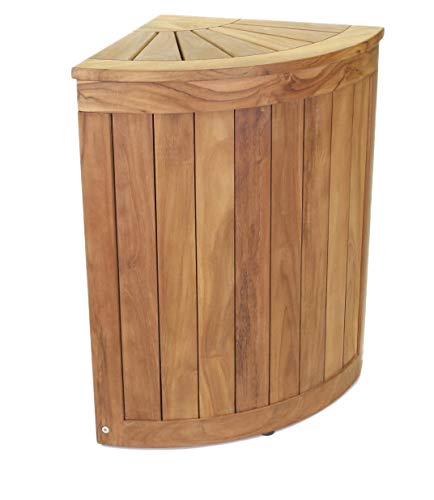 AquaTeak-Kai-Corner-Teak-Laundry-Storage-Hamper AquaTeak Kai Corner Teak Laundry Storage Hamper