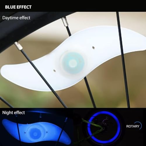 Image of Cycle Wheel Lights Spoke Lights with Batteries Include, Sensor for Car, Motorcycles, Bike & Cycle,Kid Cycle Light Accessories for Boy Girl with 3 Lighting Modes, Led Light for Gear Cycle (4)