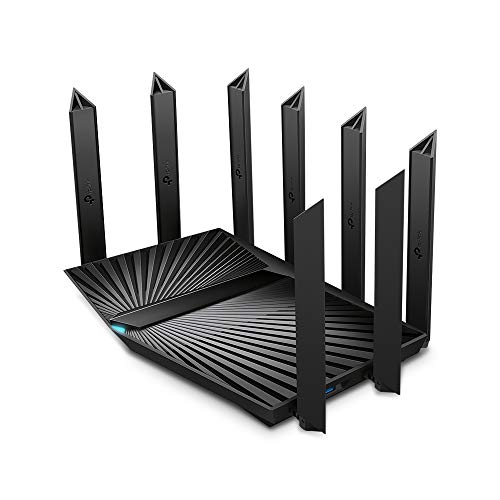 Image of TP-Link Archer AX90 AX6600 Tri-Band Gigabit Wi-Fi 6 Wireless WiFi Router | 1.5 GHz Quad-core Processor | OFDMA and MU-MIMO | WPA3 | HomeShield | Eight high-gain Antennas | Beamforming