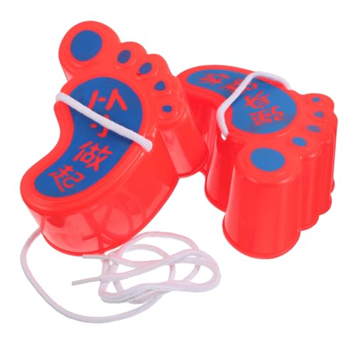 BESPORTBLE 1Pair Balancing Cup Plastic Stilts for Preschool Coordination Training Fun Birthday Christmas Party Game