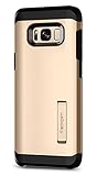 Spigen Tough Armor Galaxy S8 Plus Case with Kickstand and Extreme Heavy Duty Protection and Air Cushion Technology for Galaxy S8 Plus (2017) - Maple Gold