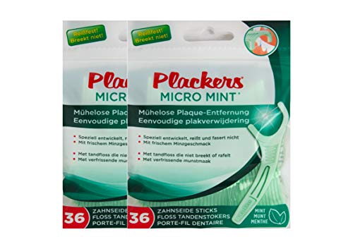 Preisvergleich Produktbild 2x Plackers MINT Zahnseide Sticks