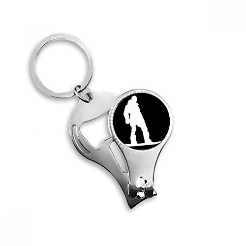 Porte-clé à clou avec décapsuleur pour skate en session - 2