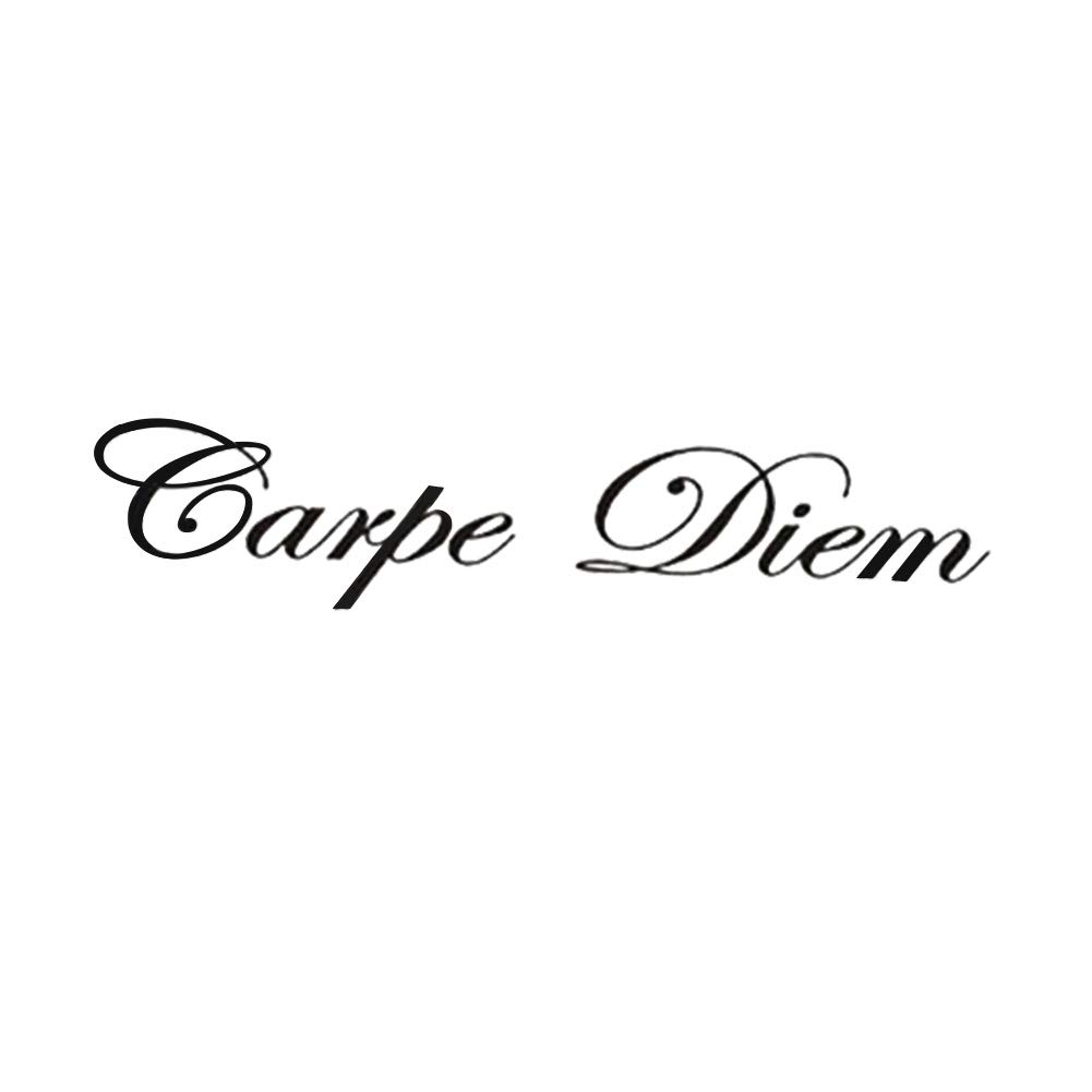 Car Sticker Fashion Letter Printed Reflective Waterproof Vehicle Decal Sticker Black 20cm