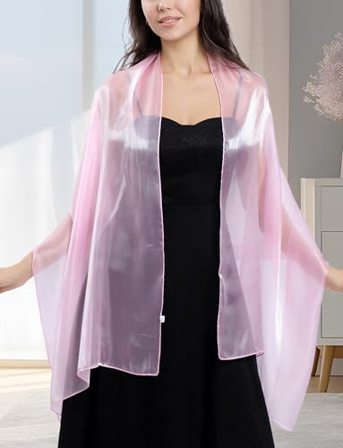 Womens Shawl Wedding Shawl Wraps for Evening Dresses Party Wraps Elegant Soft Sheer Chiffon Stole Bride Wedding Scarf3