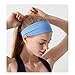 Elastic Headband Sports Hairband Women Antiperspirant Sweat Absorbent Running Fitness Yoga Headband Hair Band for Running, Yoga(Yellow)
