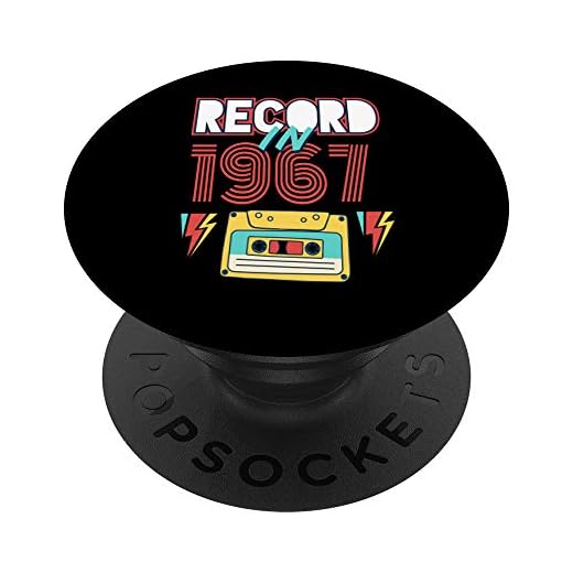 Regalo Cinta de cassette de 53 años 1967 53 cumpleaños PopSockets Agarre y Soporte para Teléfonos y Tabletas
