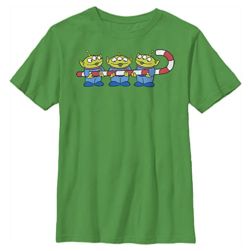 Disney Pixar Toy Story Aliens Candy Cane Holiday Boys T-Shirt