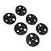 VELATEMOR Reel Tape Driver, Light Replacement for Wear 6 Pieces NAB Hub 8.2mm mm for 1/4 Inch Recorder 7 Inch Reel in (BLACK)