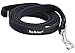 Dog Leash 4.5ft Long Cotton Web for Training, Black 4 Sizes (Small: 5/8