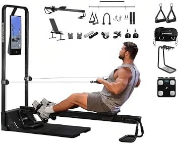 Speediance Gym Monster 2 Family Plus & Smart PowerGrip Handles & Weight Lifting Belt & Gym Accessories Organizer & Smart Body Scale Bundle