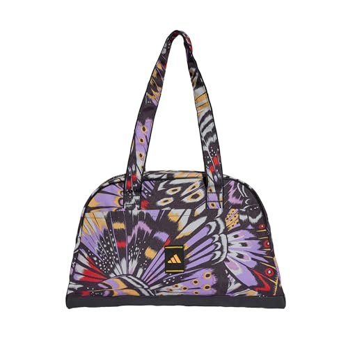 Bolsa Adidas Feminina Farm Rio Bowling Bag 26 LITROS, Estampa de Borboletas, 21 x 48 x 29 cm