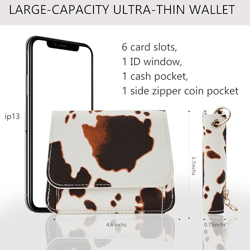 Image of Keychain Wallet for Women,RFID Wristlet Wallet with Beaded Strap