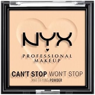 NYX PROFESSIONAL MAKEUP Can't Stop Won't Stop Mattifying Pressed Powder - Light
