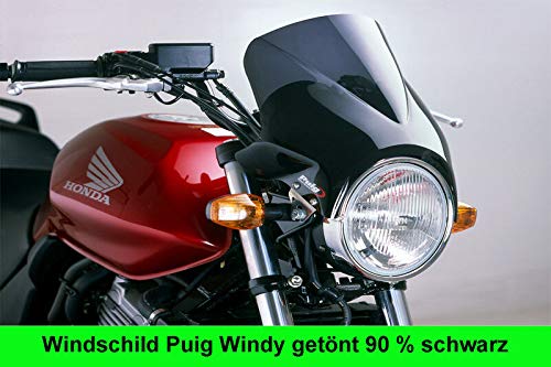 Puig Screen 1482F1219 Windschutz-Scheibe WINDY SACHS Roadster 125 V2 (680) 90% schwarz Kit