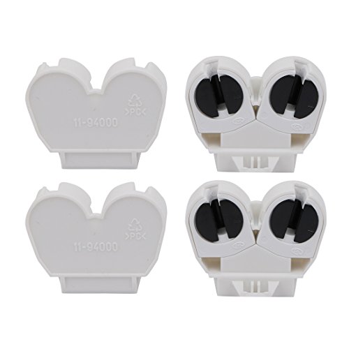 Aexit Lot De 10 Luminaires Et Commandes CA 500 V 2 A G5-F288C T5 Double Douille G5 Base Fluorescente